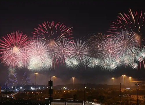 若尔盖县焰火晚会